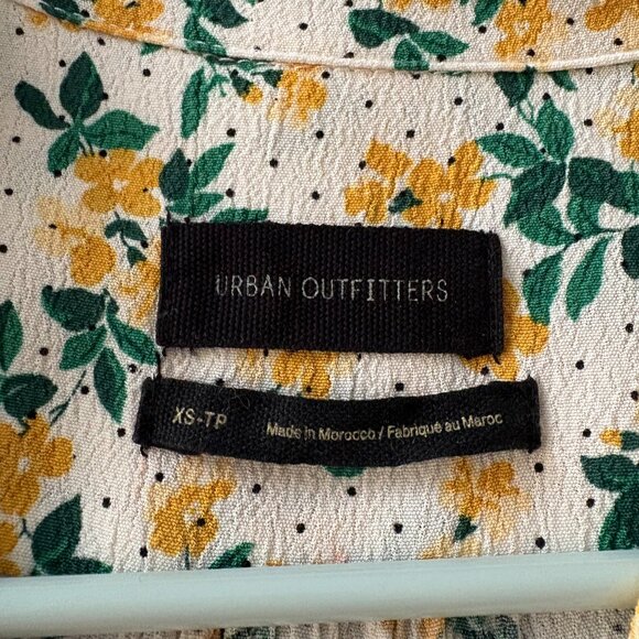 Urban Outfitters UO Yellow Floral Maxi Dress - Picture 4 of 5
